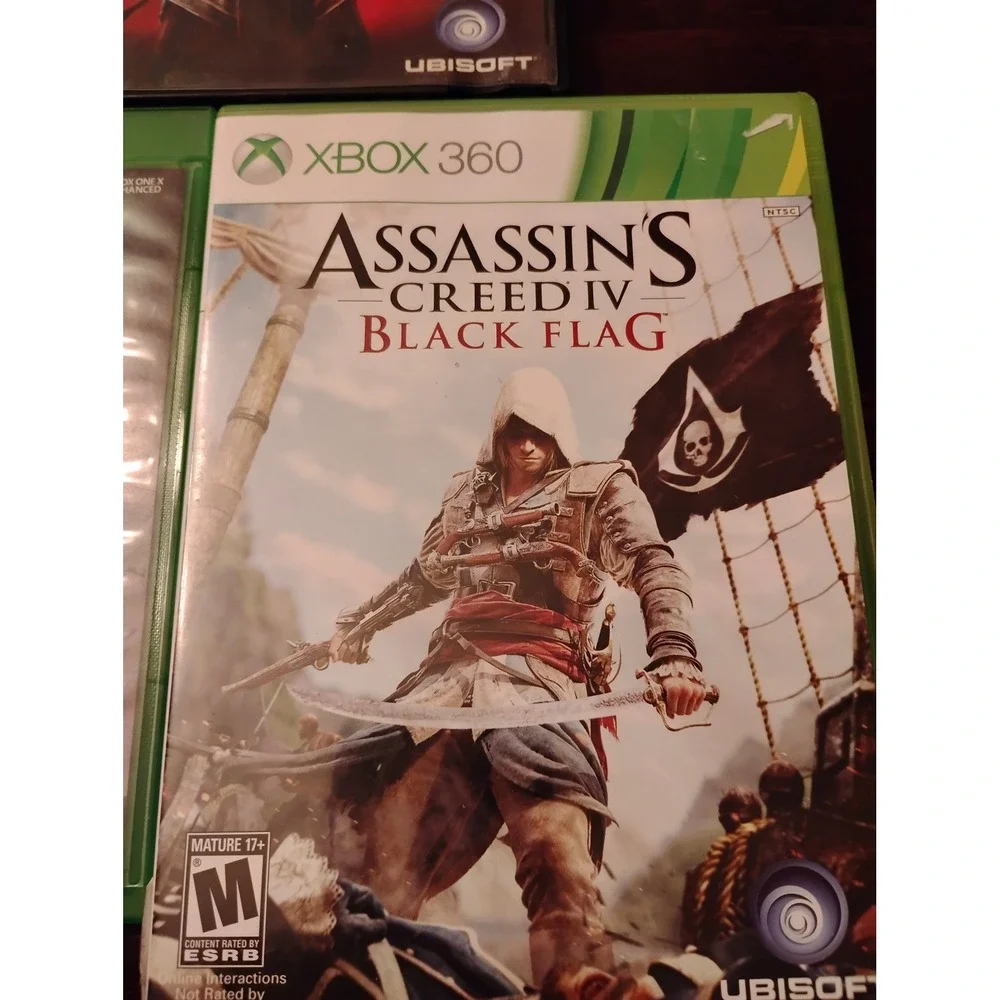 Xbox Game Lot Call of Duty Modern Warfare Assassin's Creed II & IV Black Flag